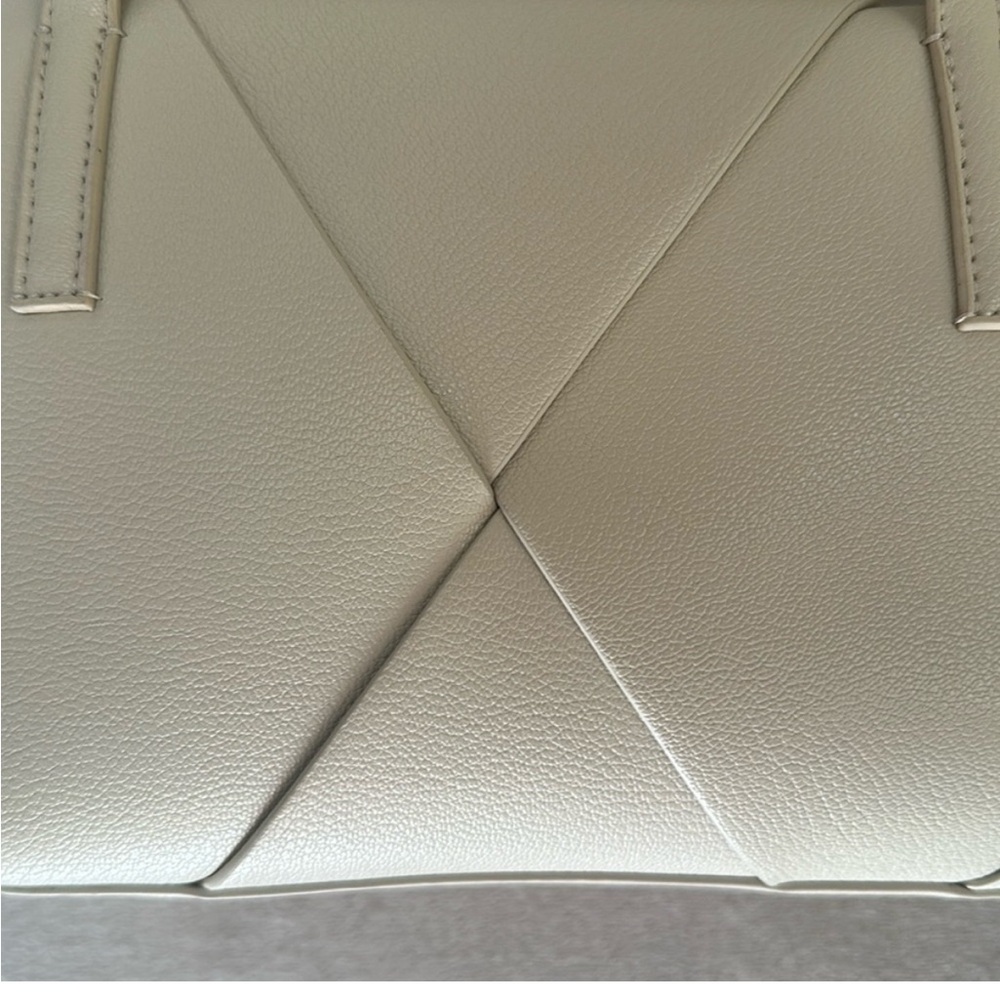 Zara NWT ivory off white woven shoulder purse bag elongated design - Picture 13 of 15